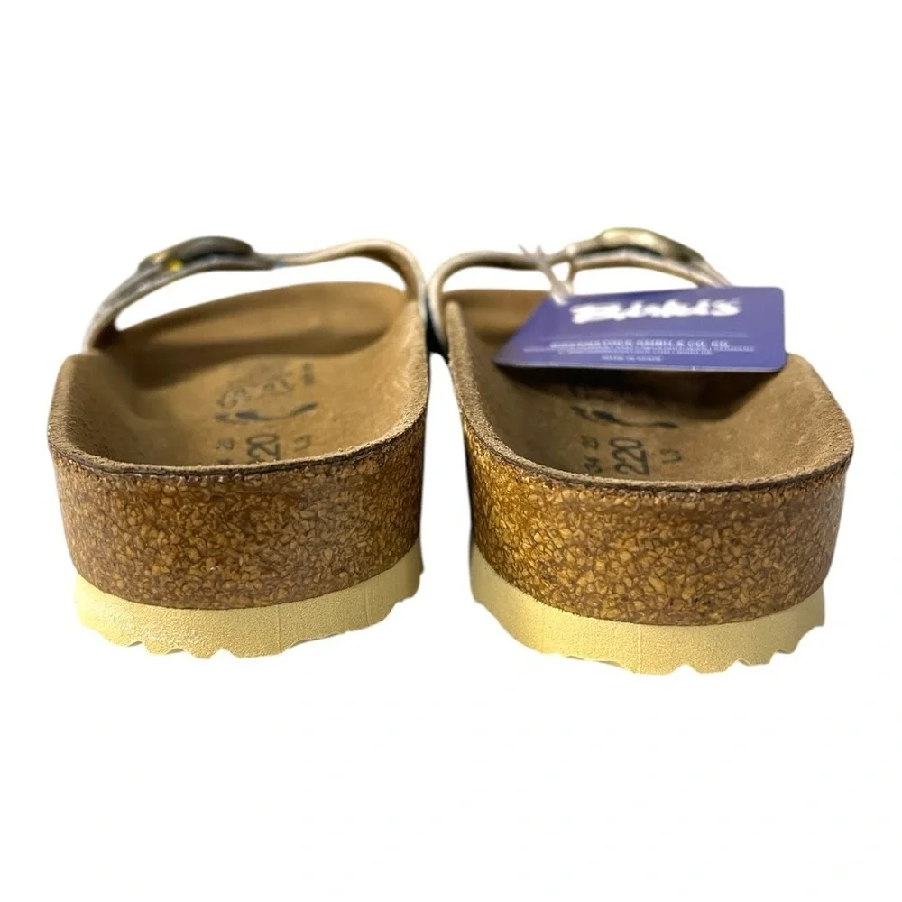 Birki’s by Birkenstock Madrid Sandals - Canvas Stars Navy - Size 34 (US 3 K/L3)